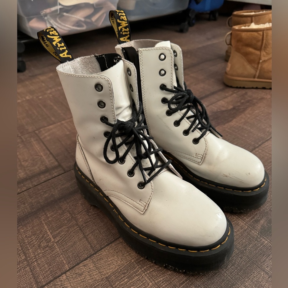 Dr.Martens White Jadon Boot